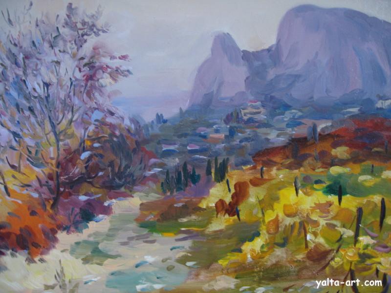 Картина Степана Аруняна, Осень в Симеизе, 2004, Галерея Yalta-Ar