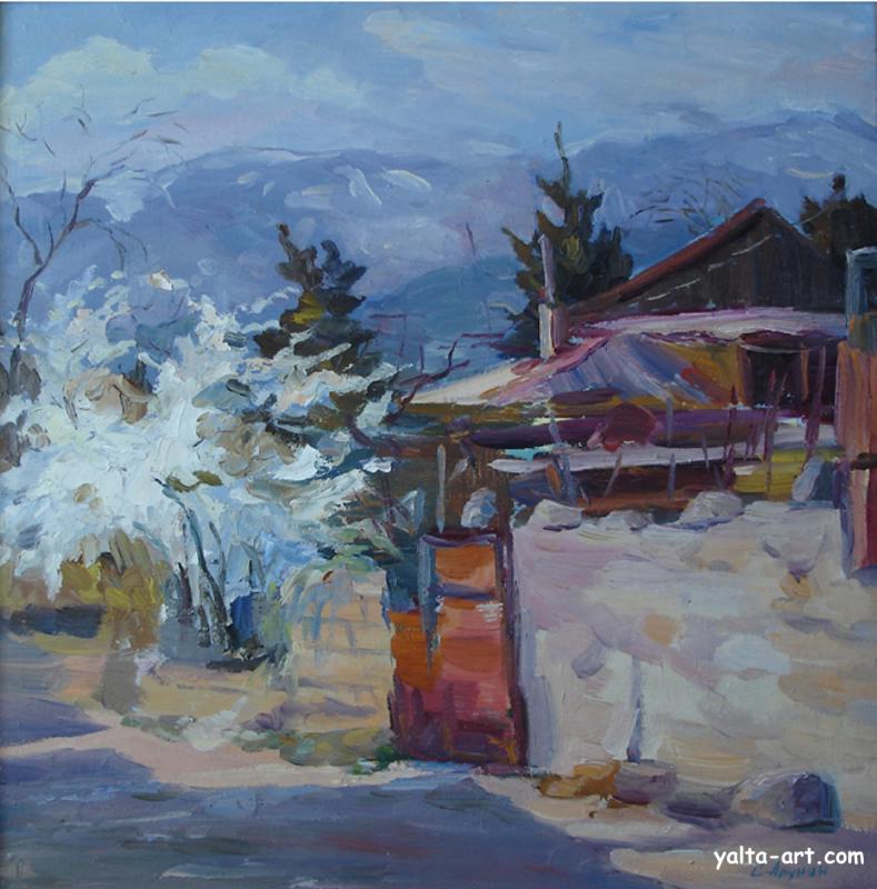 Картина Степана Аруняна, Крымский пейзаж, 2005, Галерея Yalta-Ar
