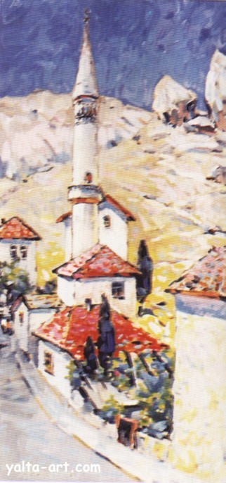Картина Сергея Бакаева, Мечеть, Интернет-выставка www.yalta-art.
