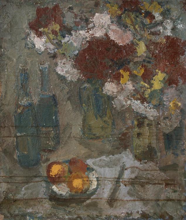 Картина Вячеслава Карелина, Осенний натюрморт, 1985