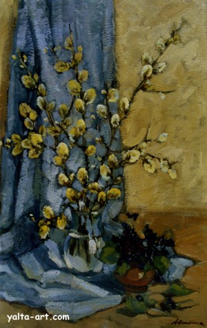 Картина Анны Олейник, Верба, Галерея Ялта-Арт