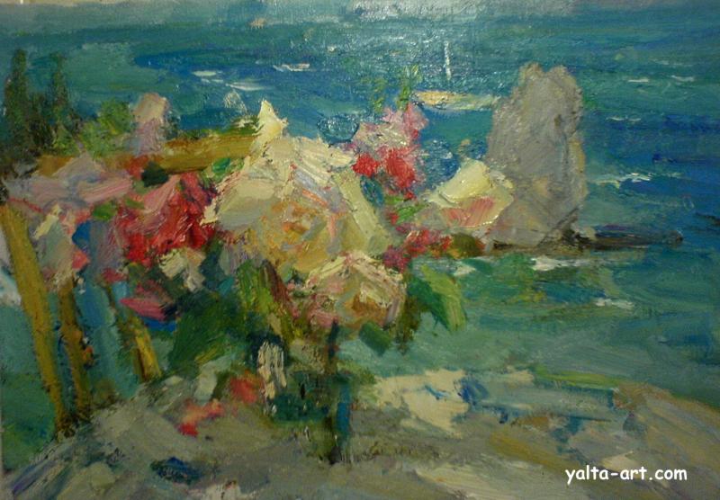 Картина Андрея Орлова, Берег моря, www.yalta-art.com